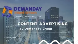 content advertising by demanday group
