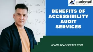 Accessibility audit services