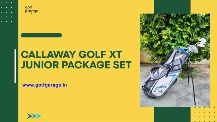callaway golf xt junior package set