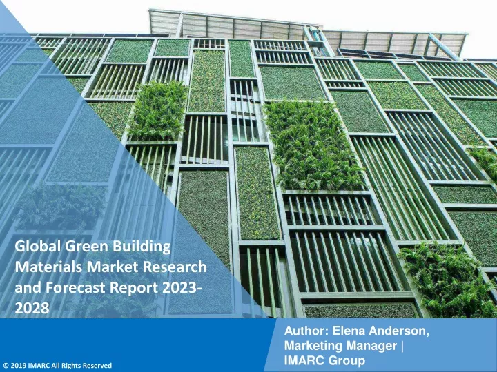 global green building materials market research