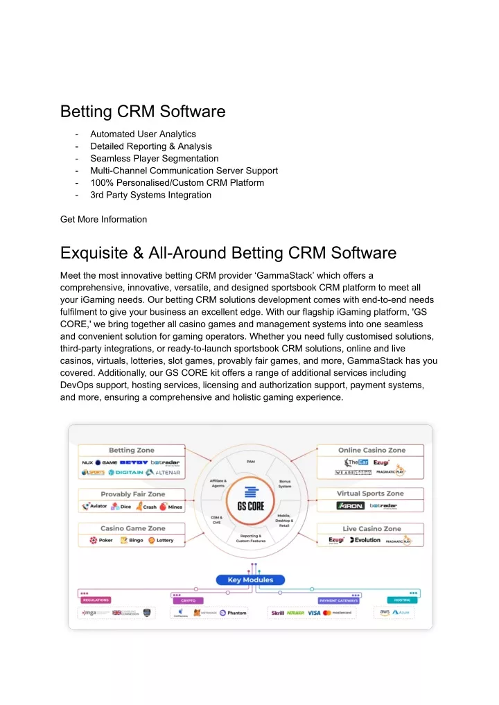 betting crm software