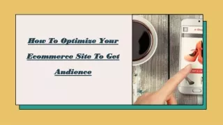 How To Optimize Your Ecommerce Site To Get Audience