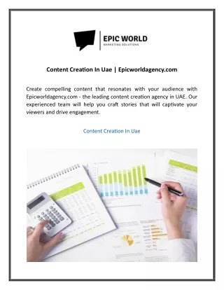 Content Creation In Uae  Epicworldagency.com 01