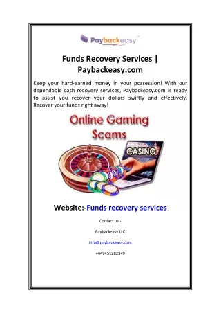 funds recovery services paybackeasy com