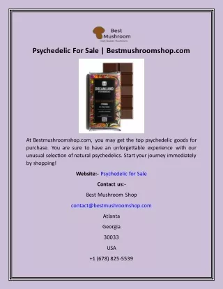 Psychedelic For Sale  Bestmushroomshop