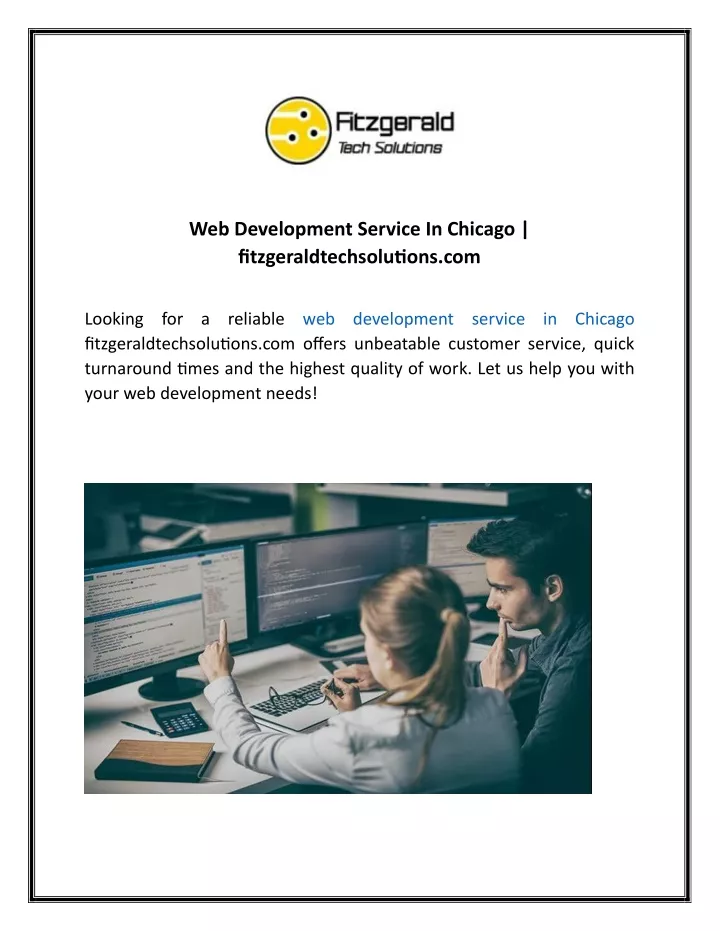 web development service in chicago