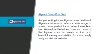 Algarve Caves Boat Tour  Algarvecavetours.com