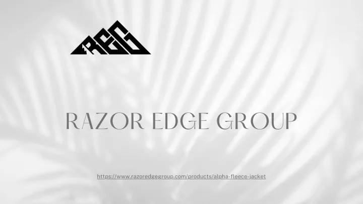 PPT - Condor Fleece Jacket | Razoredgegroup.com PowerPoint Presentation ...