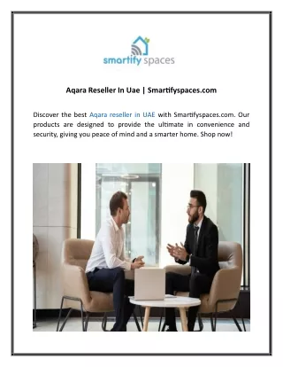 Aqara Reseller In Uae  Smartifyspaces