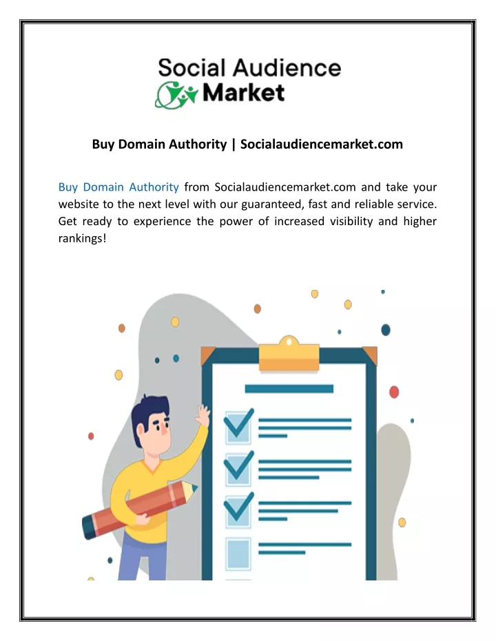 buy domain authority socialaudiencemarket com