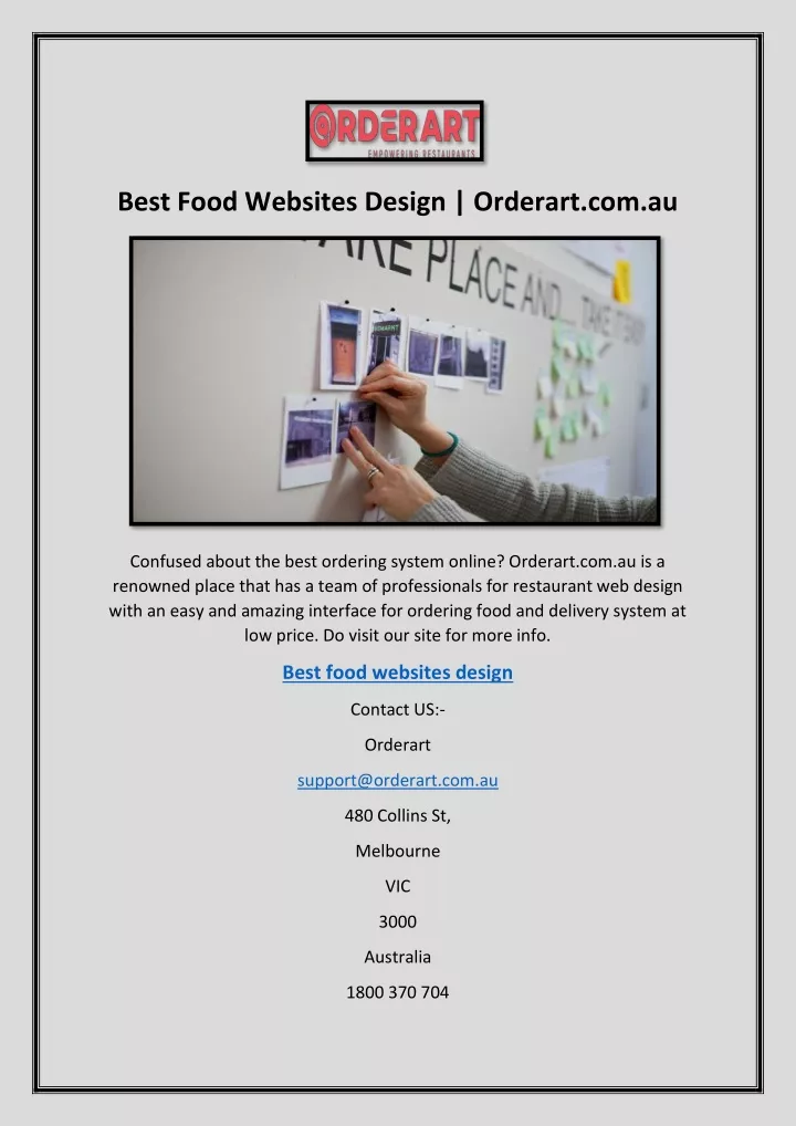 best food websites design orderart com au
