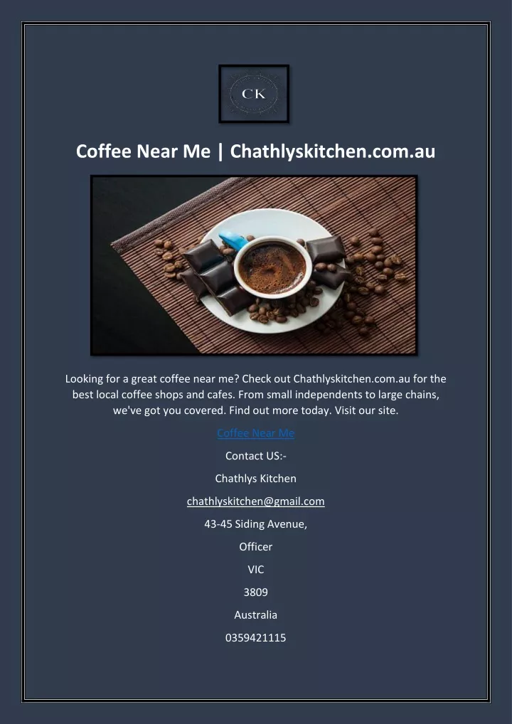 coffee near me chathlyskitchen com au