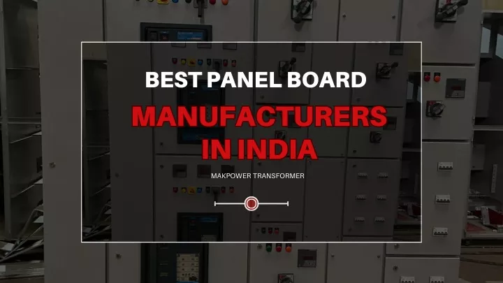 best panel board manufacturers in india in india