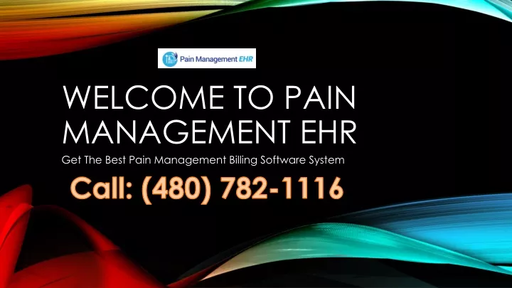 welcome to pain management ehr