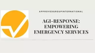 AGI-Response: Empowering Emergency Services