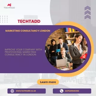 Marketing Consultancy London - TECHTADD