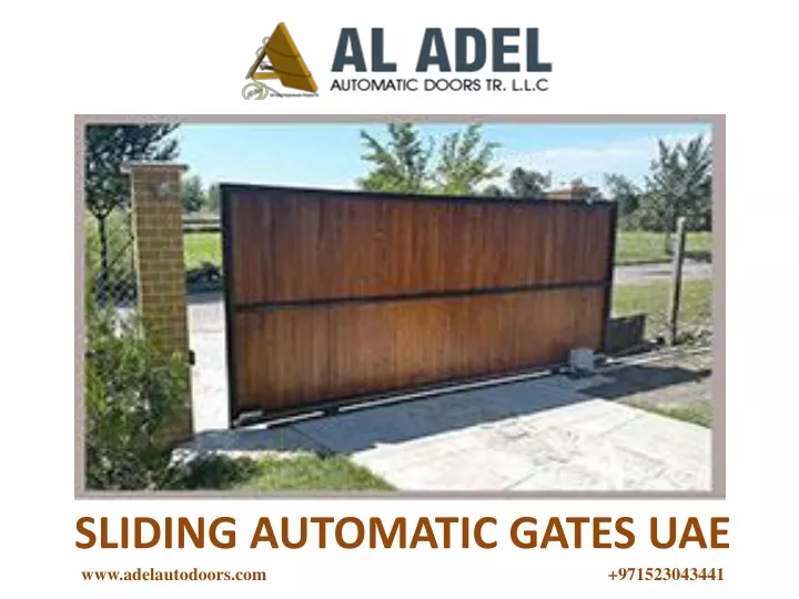 sliding automatic gates uae