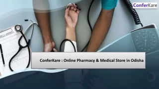 ConferKare Online Pharmacy & Medical Store in Odisha