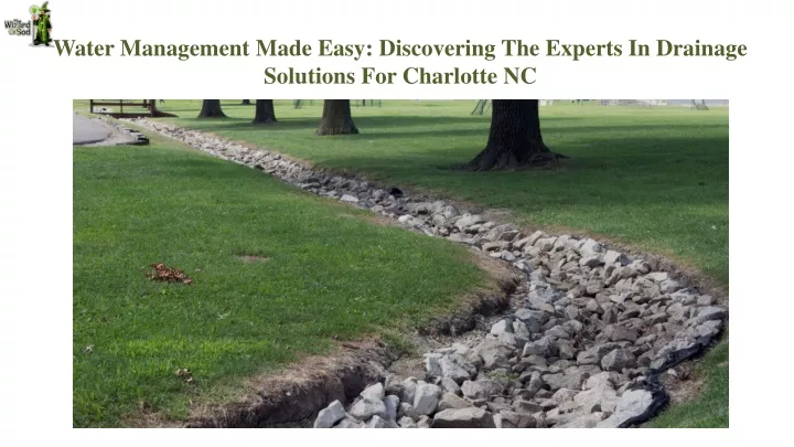 water management made easy discovering