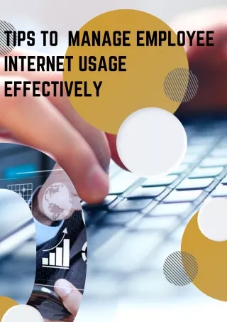 tips to manage employee internet usage effectively