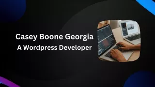 Casey Boone Georgia - A WordPress Developer