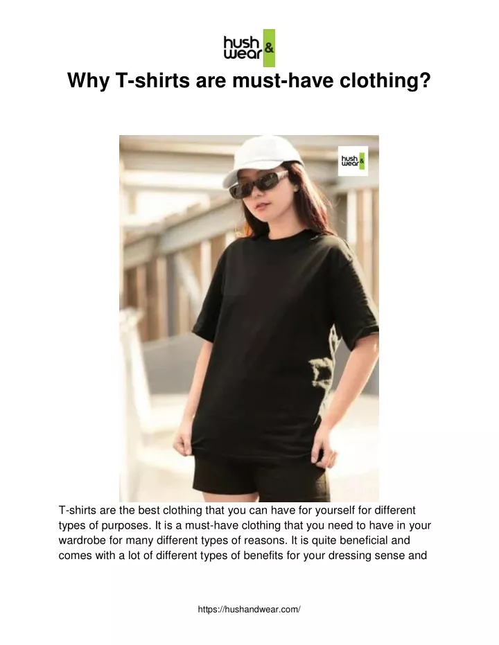 why t shirts are must have clothing