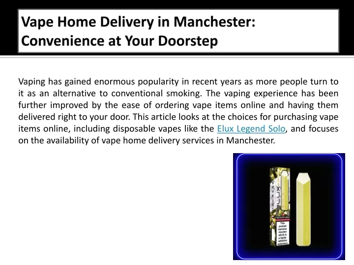 vape home delivery in manchester convenience at your doorstep