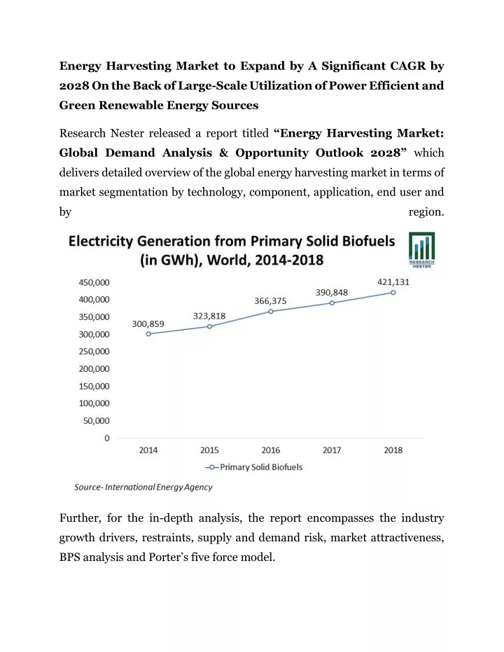 energy harvesting market to expand