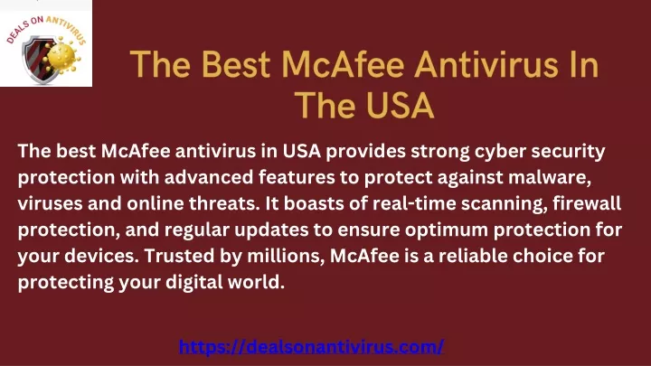 the best mcafee antivirus in the usa