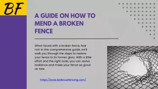Seattle Fence Repair: How do you fix a broken fence?