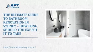 The Ultimate Guide to Bathroom Renovation in Sydney How Long Should You Expect It to Take