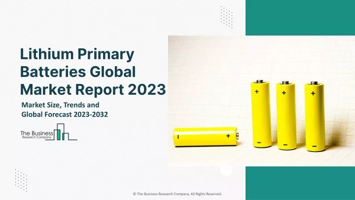 lithium primary batteries global market report
