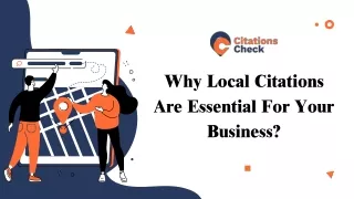 Why Local Citations Are Essential For Your Business