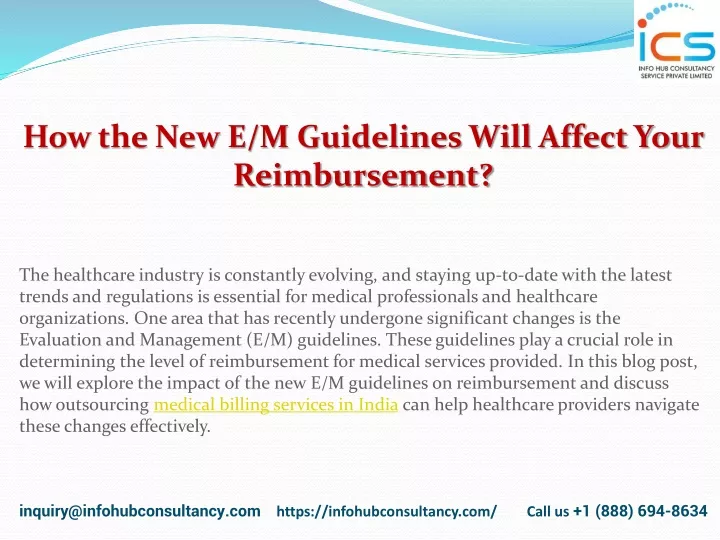 how the new e m guidelines will affect your