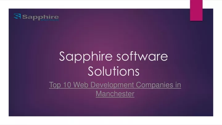 sapphire software solutions