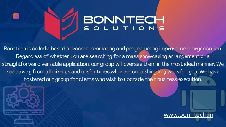 bonntech is an india based advanced promoting