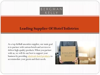 Care Your Hotel Guests With Best Hotel Bath Soap - Bergman Kelly