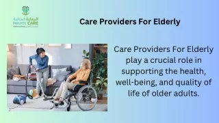 care providers for elderly