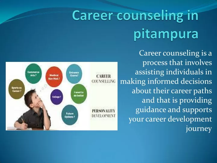 career counseling is a process that involves