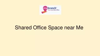 Shared Office Space near Me