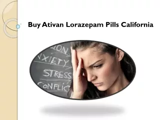 Get Ativan Lorazepam For Sale Online USA
