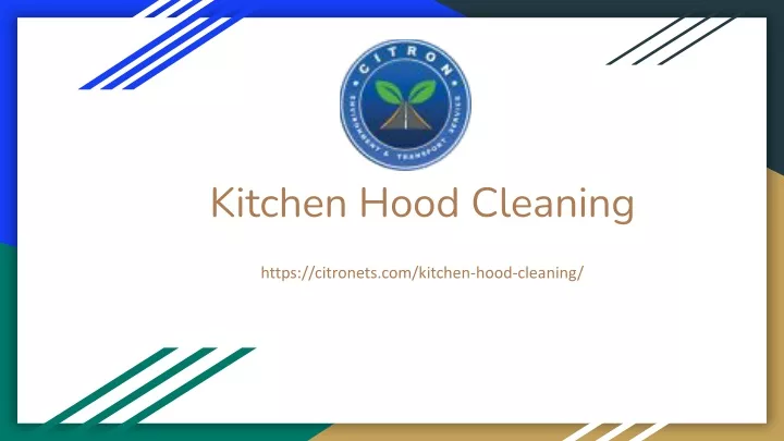 kitchen hood cleaning