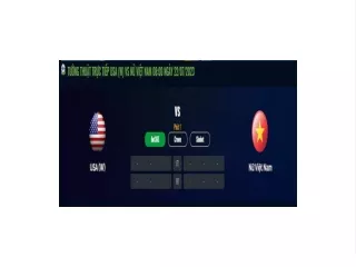 Truc tiep USA (W) vs Nu Viet Nam luc 08:00 ngay 22/07/2023