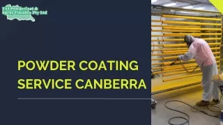 Powder Coating Service Canberra