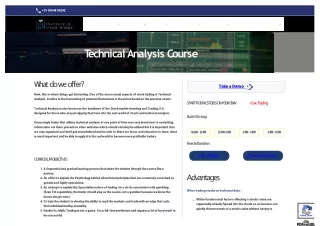 Technical Analysis course in Delhi