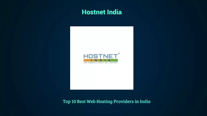 hostnet india