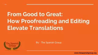 from good to great how proofreading and editing elevate translations