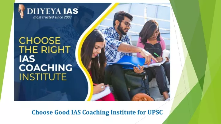 choose good ias coaching institute for upsc