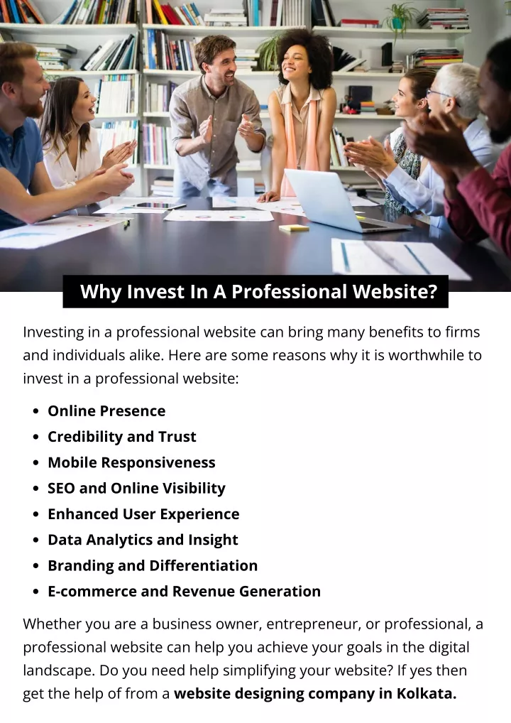 why invest in a professional website
