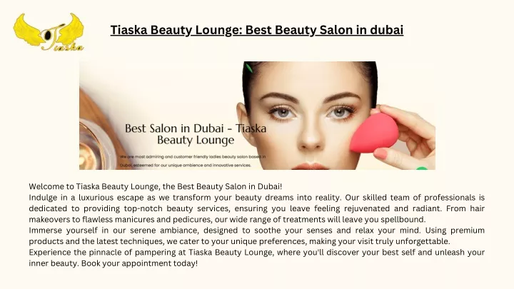 tiaska beauty lounge best beauty salon in dubai